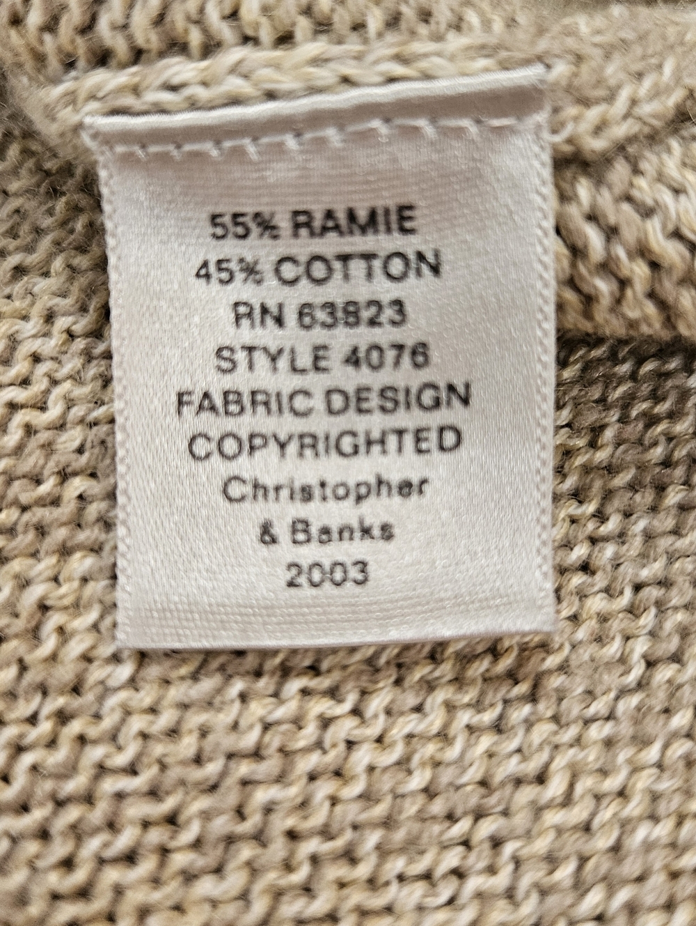 Vintage Christopher Banks Fall Sweater Womens XL Hand Embriodered Leaves Trees - Picture 11 of 11